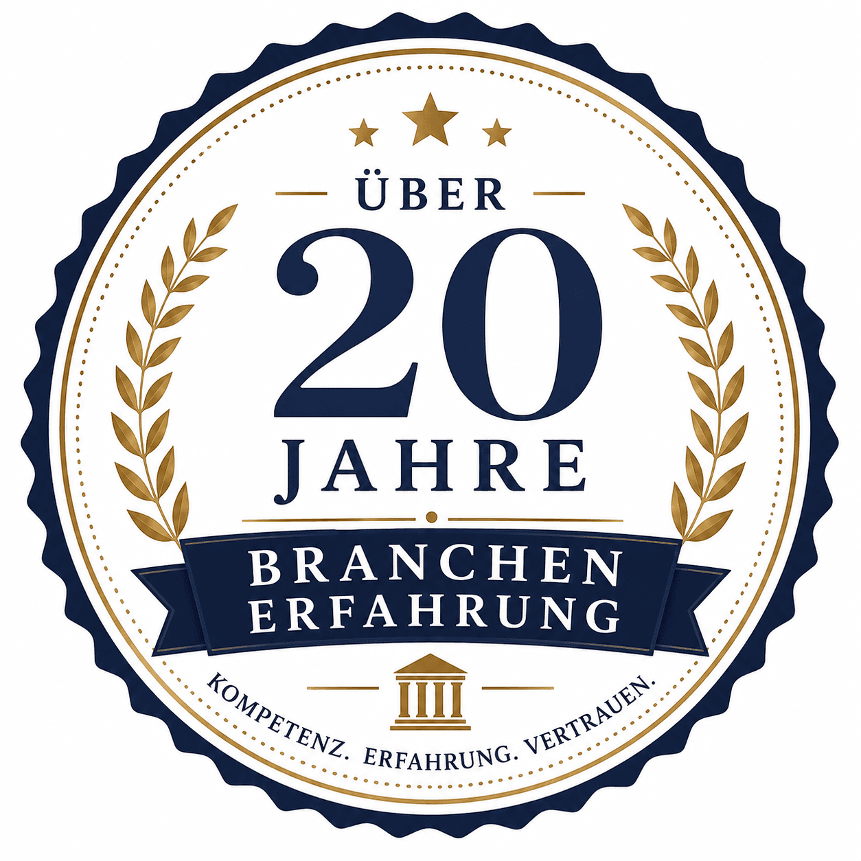 Siegel: Über 20 Jahre Branchenerfahrung