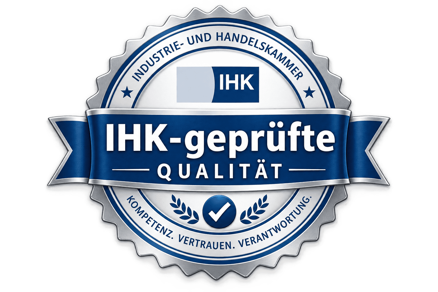 Siegel: IHK-geprüfte Qualität
