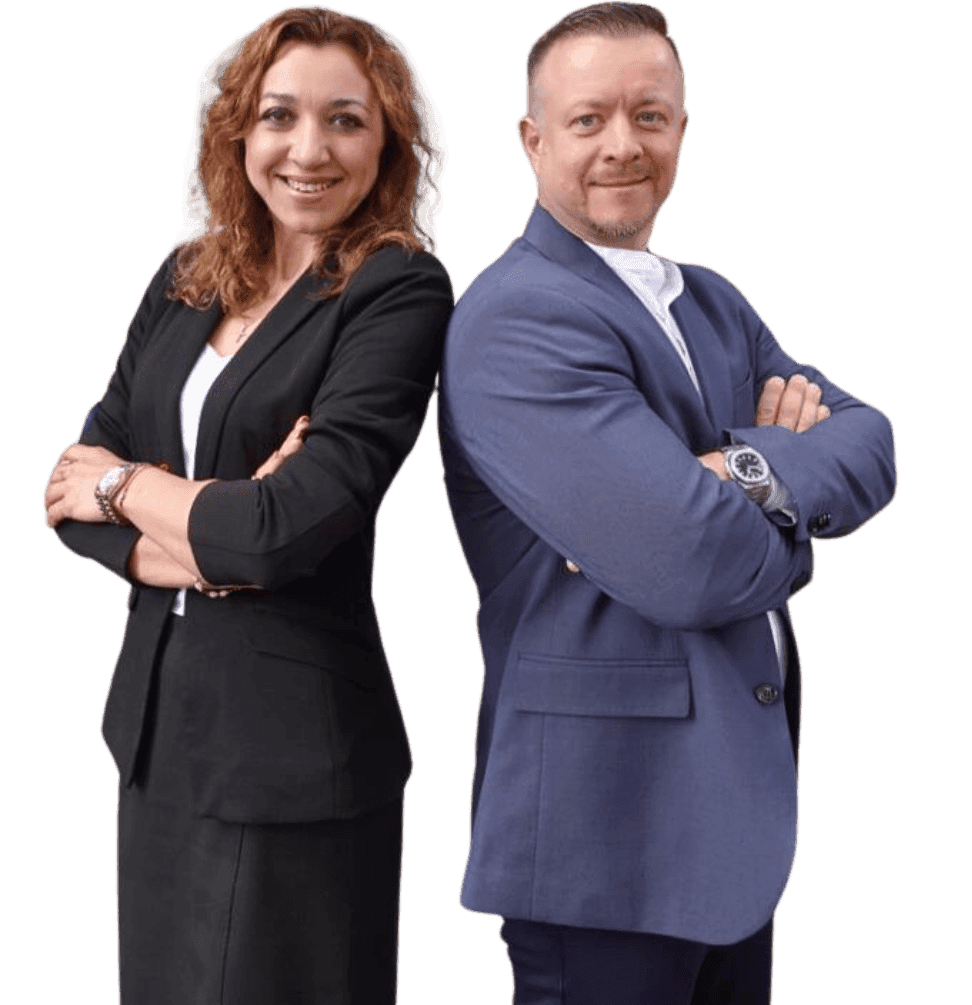 Elena Maurer und Alexander Weigel, Geschäftsführung von VerwalterBlick24